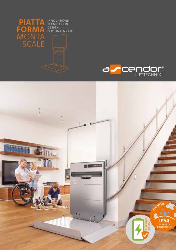 Montascale a piattaforma PLG7 e PLK8