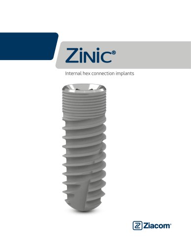 ZINIC Internal hex connection implants