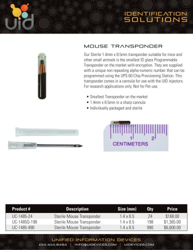 UID Transponders