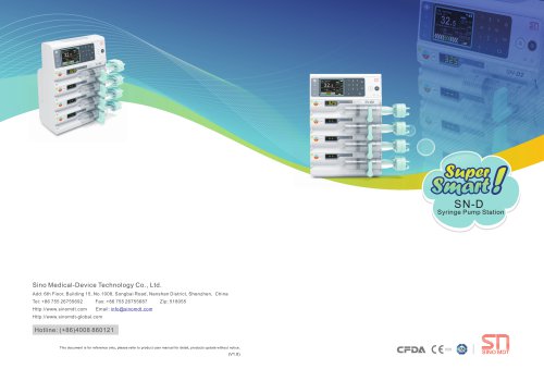 SN Four channel syringe workstation