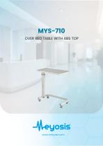 MYS-710 amortisör destekli yükseklik ayar sistemi DINING TABLE WITH ABS TOP
