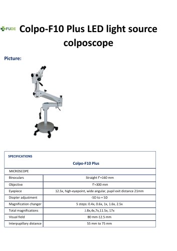 Colposcope Catalogue