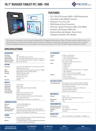 MD-100M Datasheet