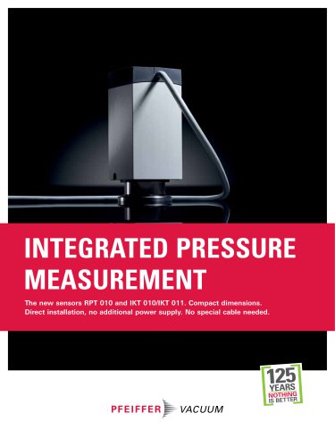 Integrated pressure measurement - RPT/IKT