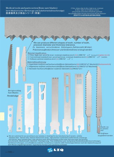 bone saw blades