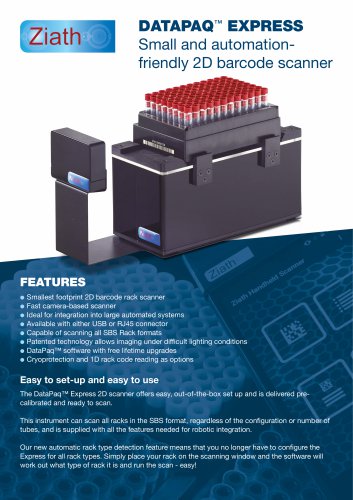 Ziath Datapaq Express rack reader