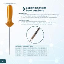 Expert Knotless Peek Anchors catalog