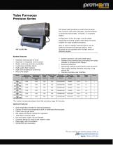 Tube Furnaces Precision Series