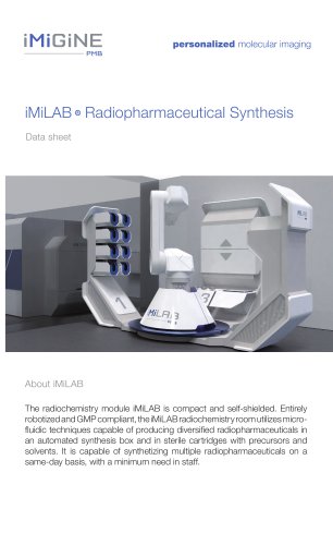 Datasheet iMiLAB Radiochemistry Room