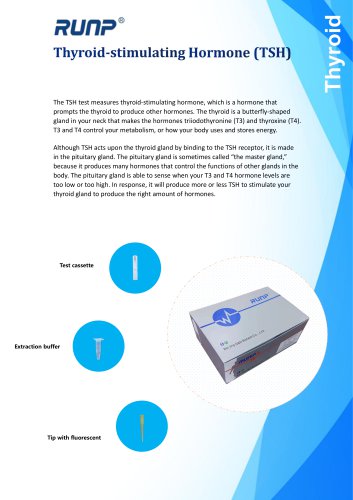 Thyroid-stimulating Hormone (TSH) Test Kit (Immunofluorescence/FIA) 00050C