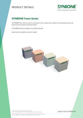 SYNBONE Foam Series