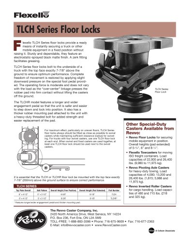 TLCH & TLCHR Floor Locks