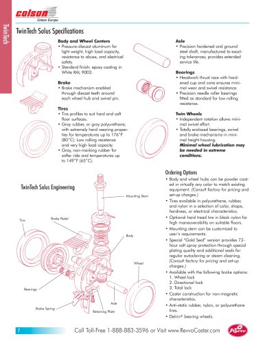 TwinTech Solus Specifications