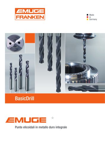 BasicDrill Punte elicoidali in metallo duro integrale