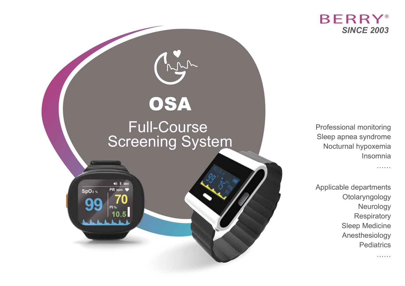 Sleep Apnea Monitor - Shanghai Berry Electronic Tech Co.,Ltd