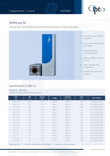 Imaging Module IM linea M