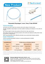 YSI Compatible  Disposable Esophageal( recta ) Temp. Probe W0104F 2020