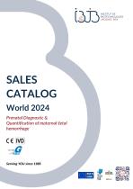 Sales catalog IBJB World 2024 - Prenatal Diagnostic & Quantification of maternal-fetal hemorrhage