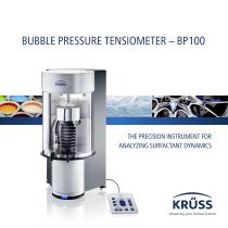 BUBBLE PRESSURE TENSIOMETER – BP100