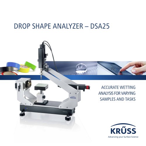 DROP SHAPE ANALYZER – DSA25