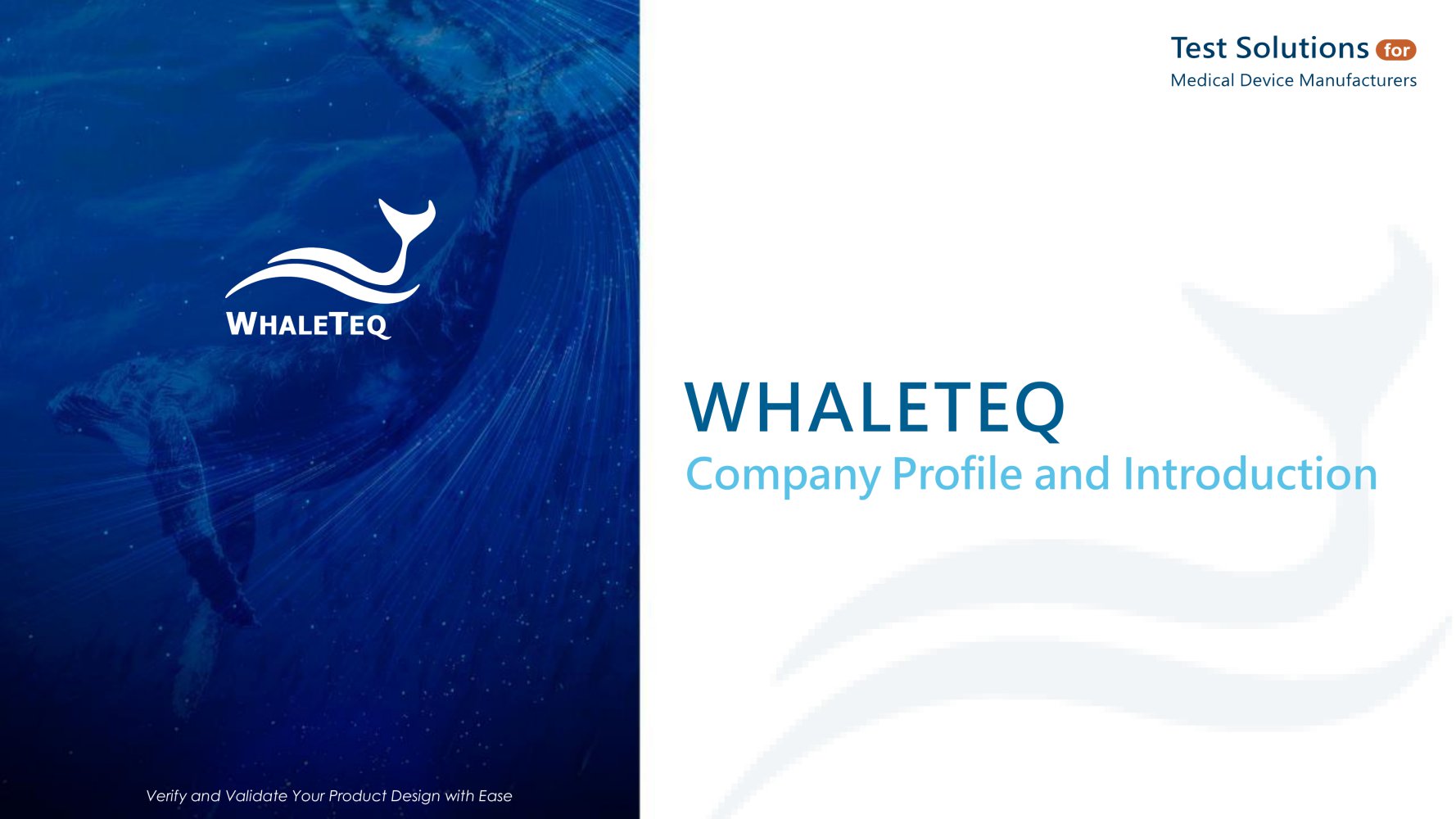 Company Profile and Introduction - WhaleTeq Co., Ltd