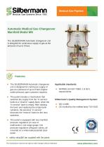 Automatic Medical Gas Changeover Manifold Model leo MN