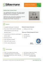 medical gas control panel