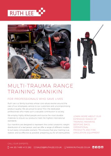 MULTI-TRAUMA RANGE TRAINING MANIKIN