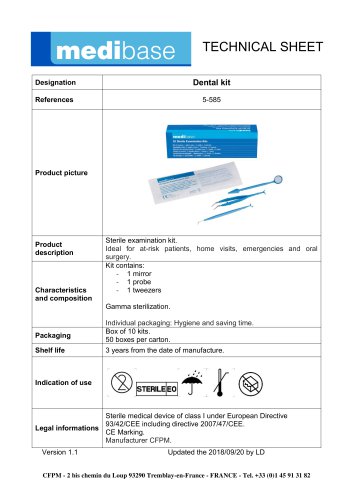 Dental kit  5-585