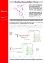 Clean Room Pneumatic Tube Delivery