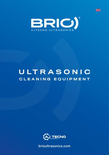 BRIO Ultrasonic Cleaning Equipment