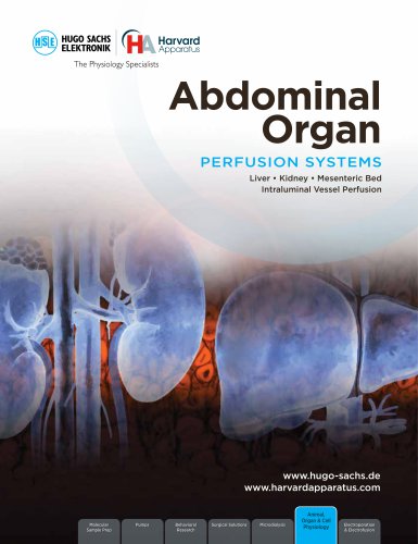 ABDOMINAL ORGAN PERFUSION SYSTEMS