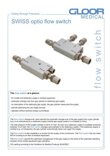 SWISS optio flow switch