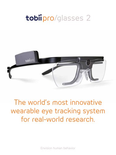 Tobii Pro Glasses 2 brochure