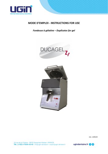 INSTRUCTIONS FOR USE