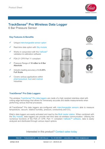 6 Bar Pressure Sensor