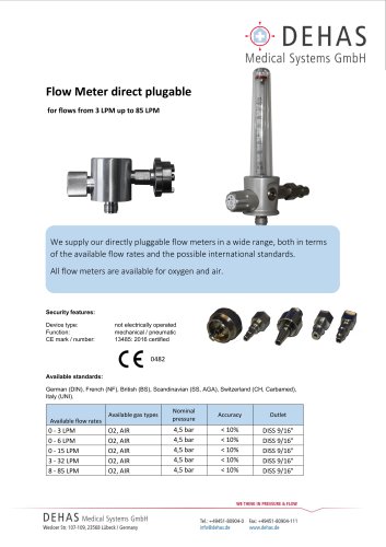 Flow Meter direct plugable