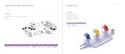 Disposable Infusion Pumps & Manifolds