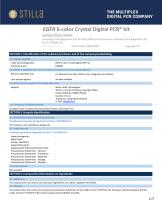 EGFR 6-color Crystal Digital PCR™ kit