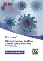 Genobio SARS-CoV-2 Antigen Rapid Test Colloidal Gold (Saliva/Swab)