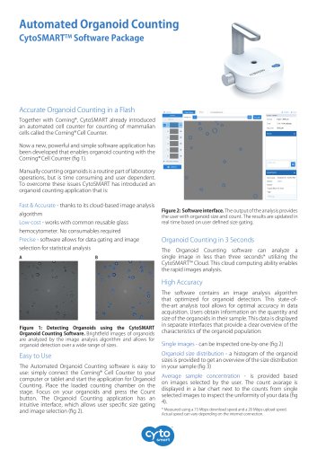 Corning Cell Counter - Automated Organoid Counting