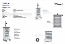 IKEDA YKD-2101 Medical Trolley