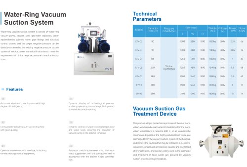 Vacuum Suction System - ETV, ETV-QZ, ETV-JC