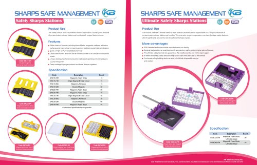 SHARPS SAFE MANAGEMENT