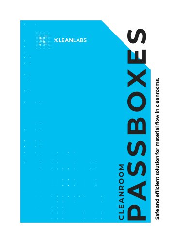 CLEAN ROOM PASS BOXES