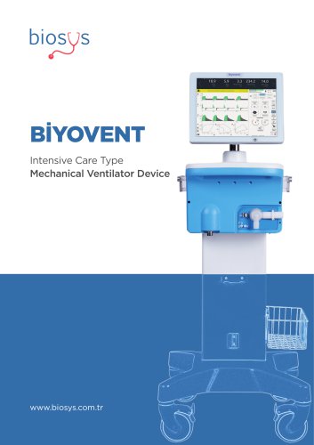 Biyovent Intensive Care Mechanical Ventilator