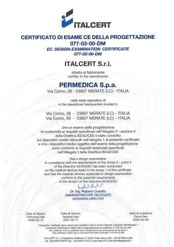 Protesi Ginocchio – esame CE della progettazione