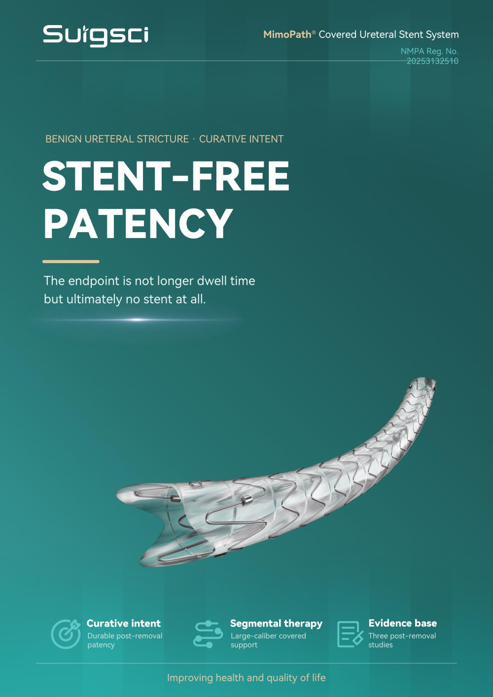 Surgsci MimoPath Covered Ureteral Stent Clinical Brochure - Surgsci Medical