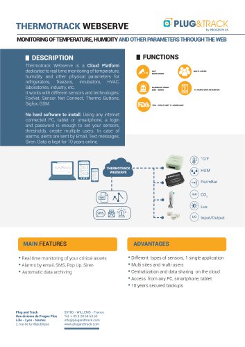 THERMOTRACK WEBSERVE