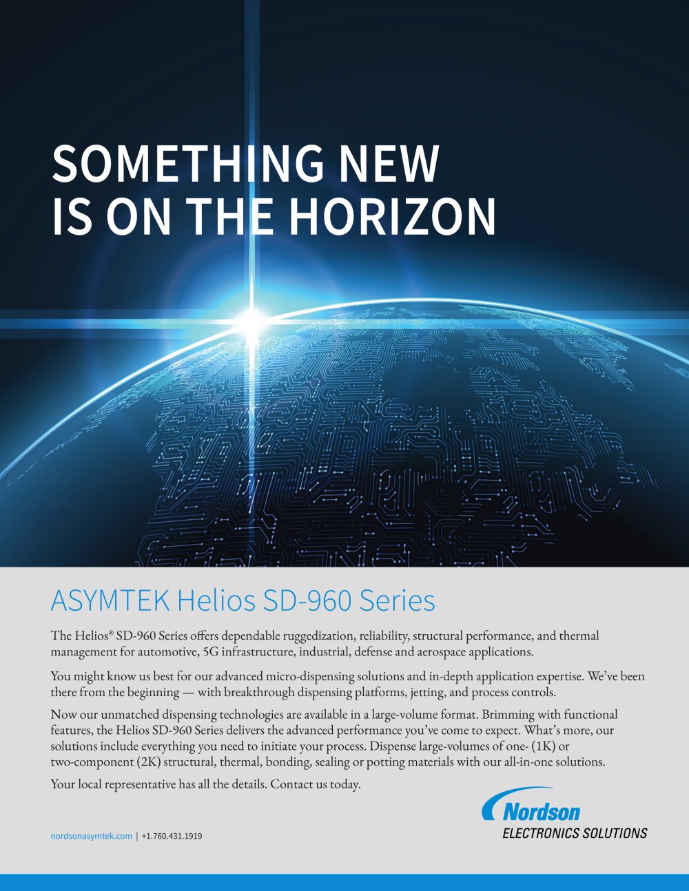 ASYMTEK Helios SD-960 Series - Nordson EFD